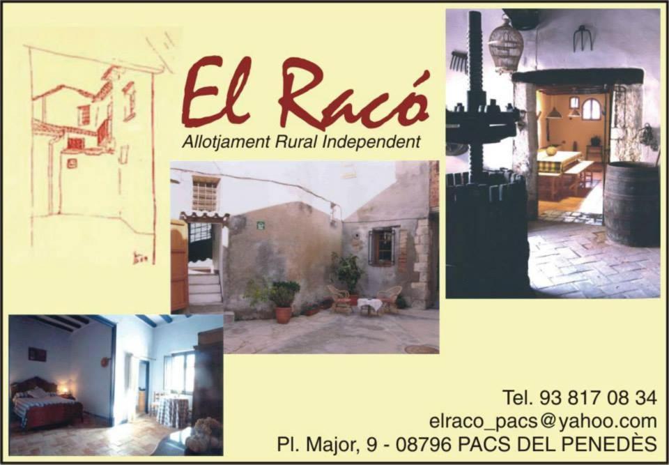 شقة Rcp El Raco Pacs del Penedes المظهر الخارجي الصورة